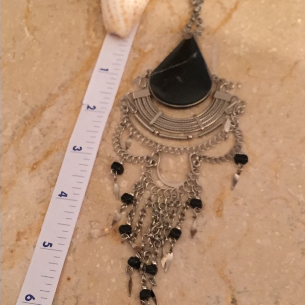 Indian Onyx Statement Necklace